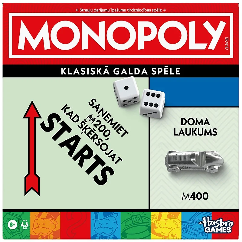 MONOPOLY Board game Classic Refresh (In Latvian lang.)
