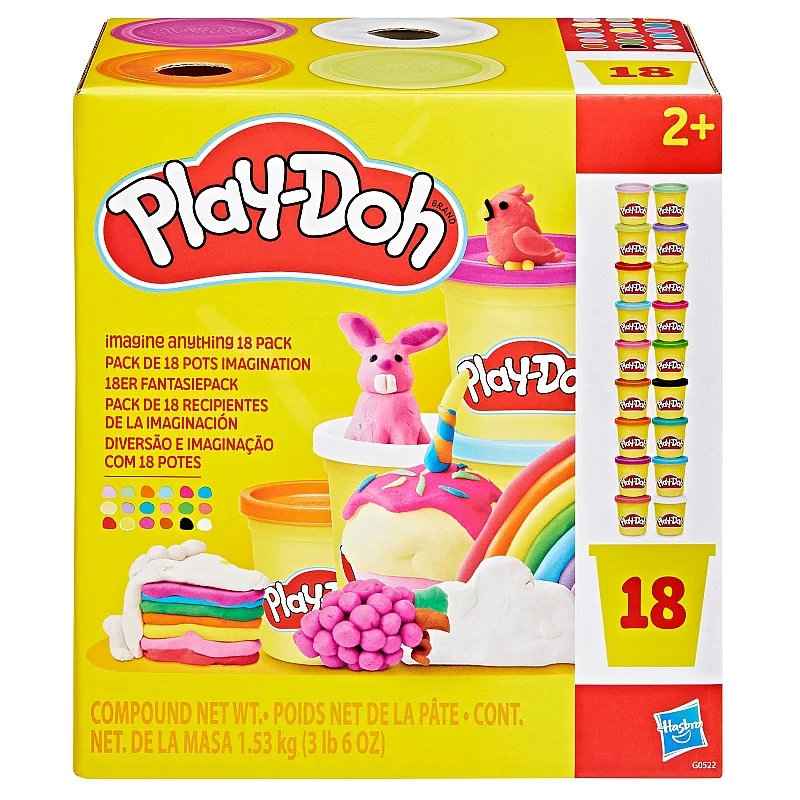 PLAY-DOH compound Imagine Anything 18-pack PLAY-DOH compound Imagine Anything 18-pack