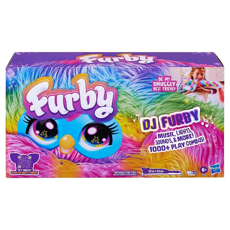 FURBY interaktīvā rotaļlieta Dj Furby Rainbow FURBY interaktīvā rotaļlieta Dj Furby Rainbow