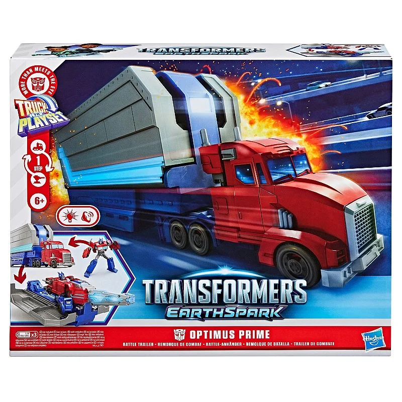 TRANSFORMERS Earthspark rotaļu komplekts Kaujas treileris TRANSFORMERS Earthspark rotaļu komplekts Kaujas treileris