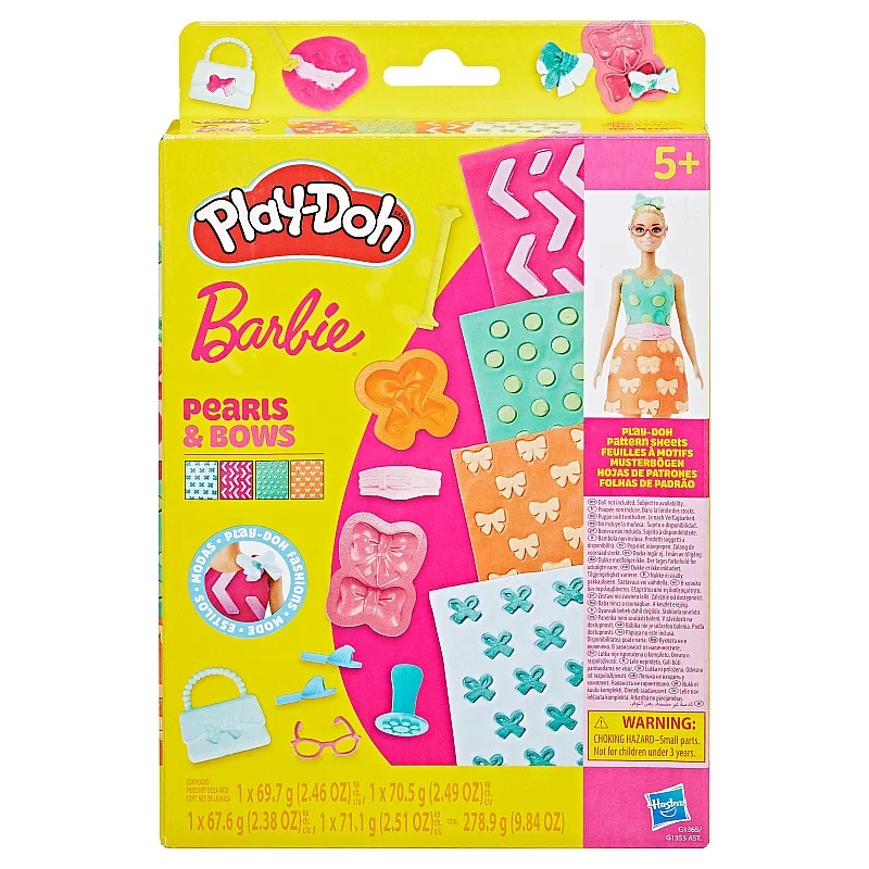 PLAY-DOH playset Barbie Designer Patterns Packs PLAY-DOH playset Barbie Designer Patterns Packs