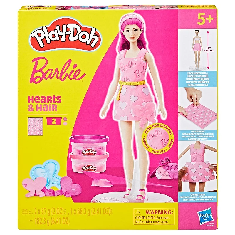PLAY-DOH BARBIE playset Hearts And Hair PLAY-DOH BARBIE playset Hearts And Hair