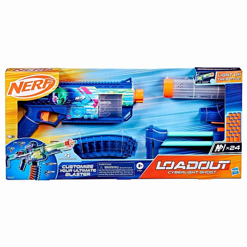 NERF Loadout Blaster Cyberlight Ghost