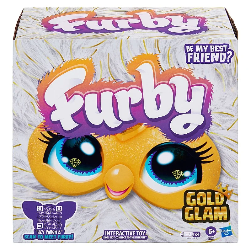 FURBY Interaktīva rotaļlieta Gold Glam FURBY Interaktīva rotaļlieta Gold Glam