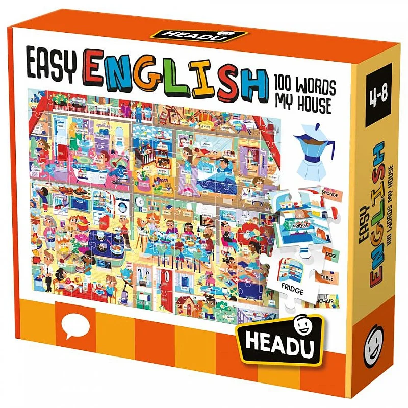 HEADU Izglītojoša spēle pirmsskolas vecuma bērniem ´´Easy English´´ 100 vārdi - Mana māja HEADU Izglītojoša spēle pirmsskolas vecuma bērniem ´´Easy English´´ 100 vārdi - Mana māja
