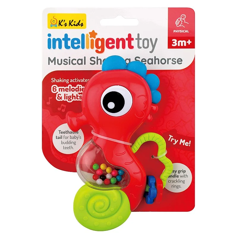 KSKIDS Muzikinis barškutis „Jūros arkliukas“