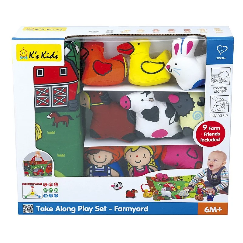 K’s KIDS baby playmat Farmyard