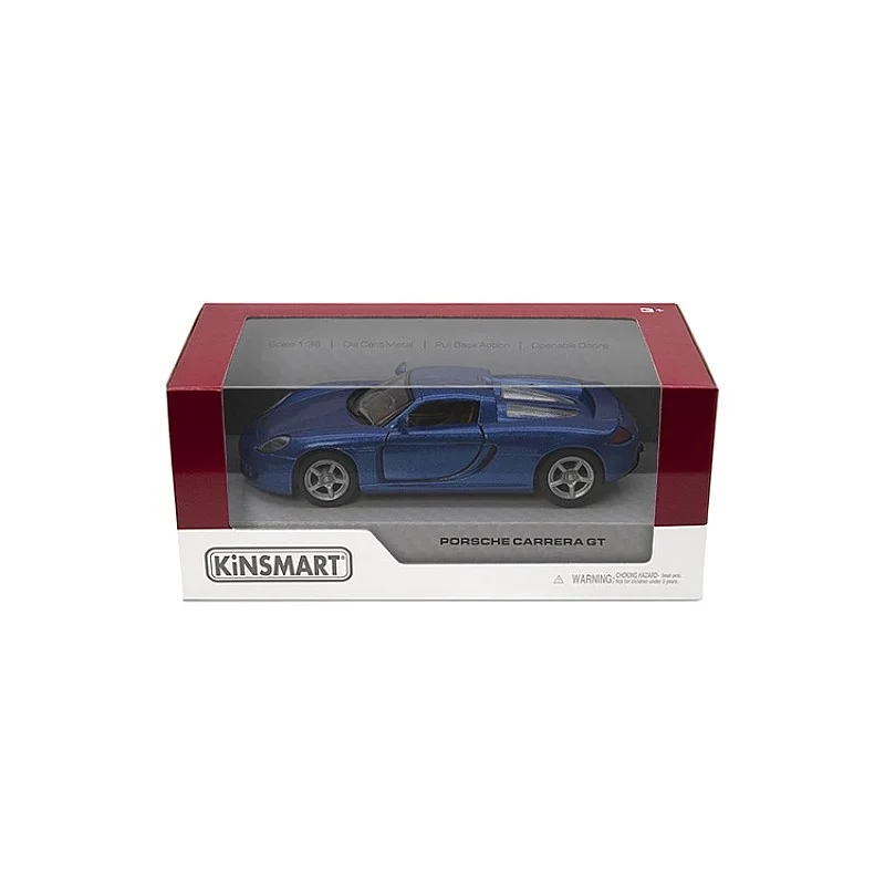 KINSMART Miniatūrais modelis - Porsche Carrera GT, izmērs 1:36 KINSMART Miniatūrais modelis - Porsche Carrera GT, izmērs 1:36