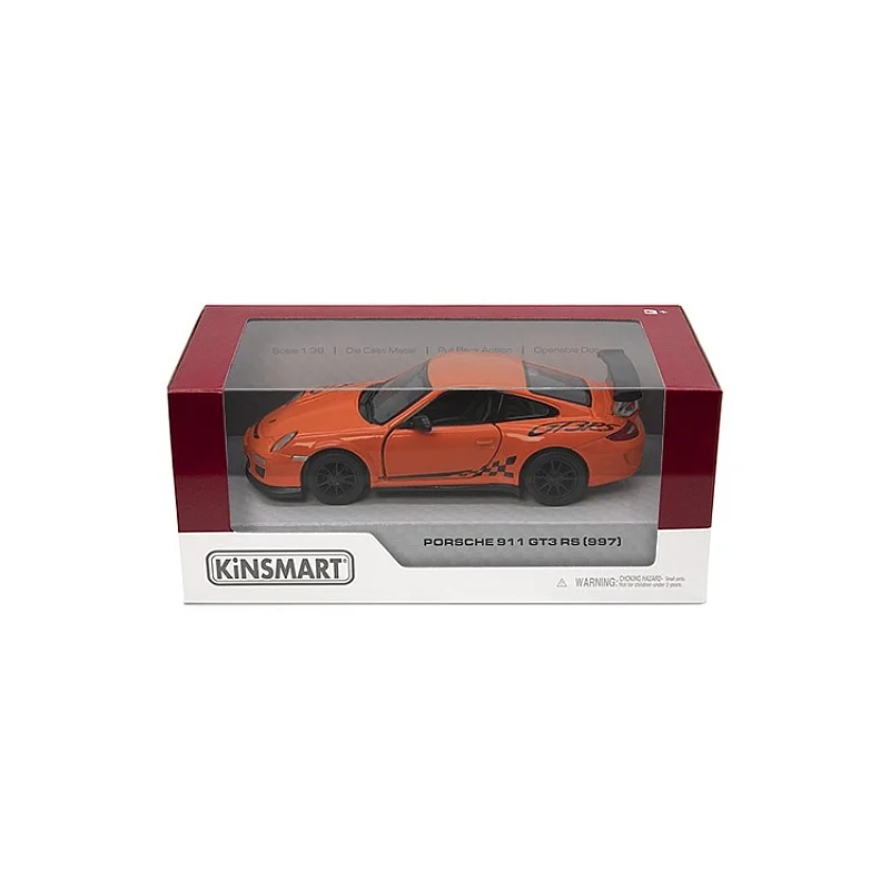 KINSMART Miniatūrais modelis - 2010 Porsche 911 GST RS, izmērs 1:36 KINSMART Miniatūrais modelis - 2010 Porsche 911 GST RS, izmērs 1:36
