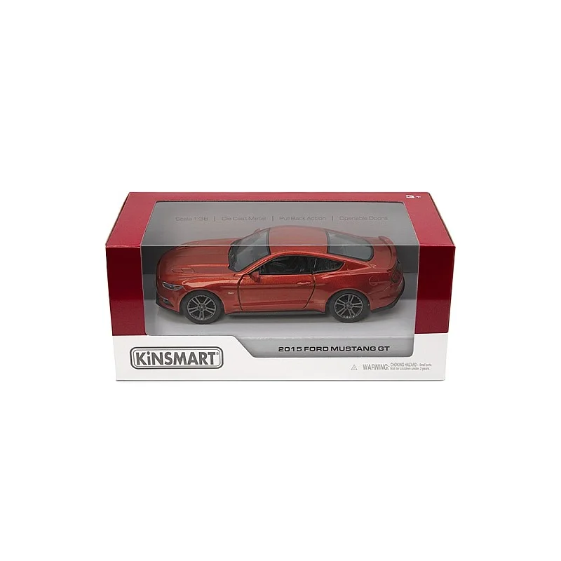 KINSMART Miniatūrais modelis 2015 Ford Mustang GT, scale 1:38 KINSMART Miniatūrais modelis 2015 Ford Mustang GT, scale 1:38