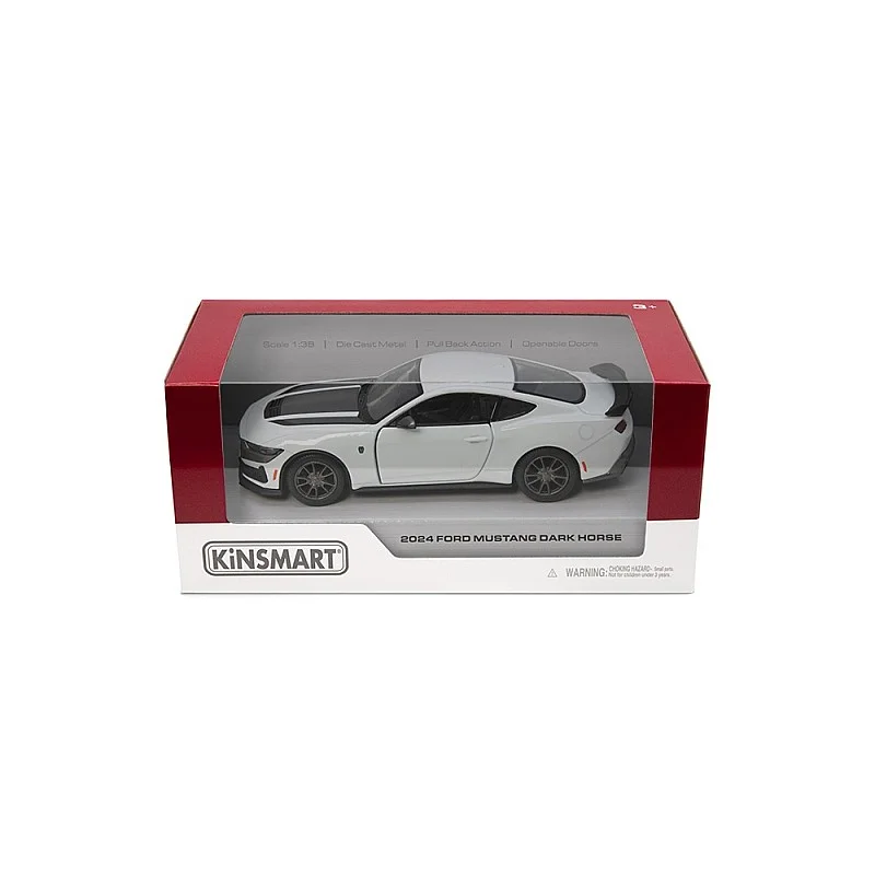 KINSMART Miniatūrais modelis 2024 Ford Mustang Dark Horse, scale 1:38 KINSMART Miniatūrais modelis 2024 Ford Mustang Dark Horse, scale 1:38