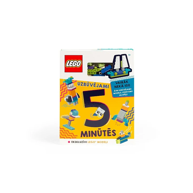 LEGO ICONIC Aktivitāšu grāmata "5 minūšu konstruktors" - Latviešu LEGO ICONIC Aktivitāšu grāmata "5 minūšu konstruktors" - Latviešu
