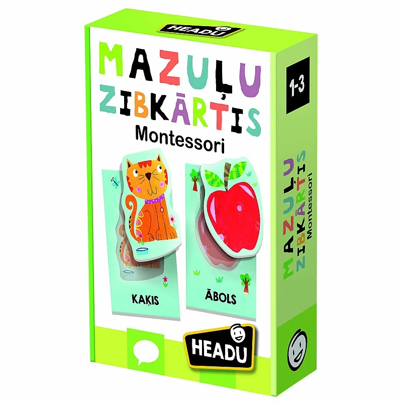 HEADU Montessori zibkartītes mazuļiem (latviešu val.) HEADU Montessori zibkartītes mazuļiem (latviešu val.)