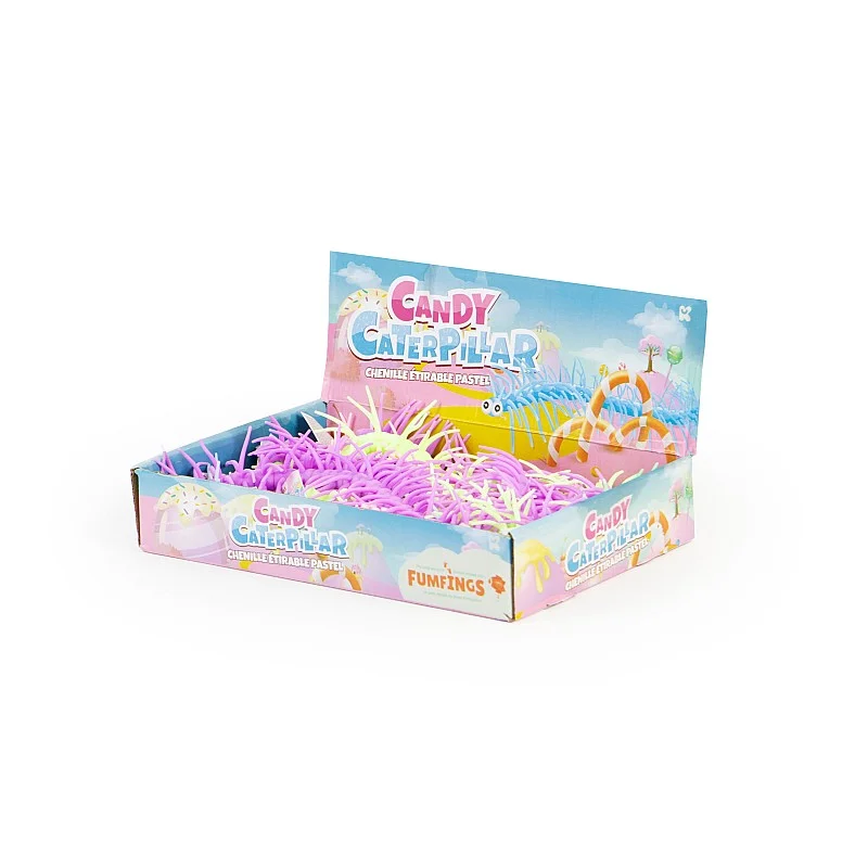 Staipāmā rotaļlieta – kāpurs, pasteļkrāsās Staipāmā rotaļlieta – kāpurs, pasteļkrāsās