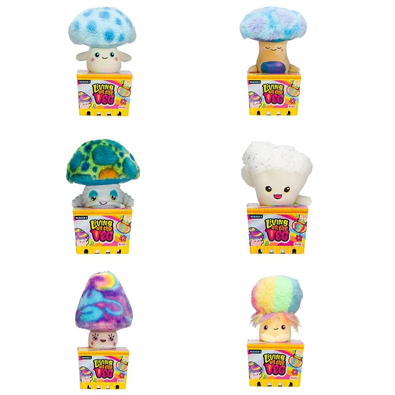 LIVING ON THE VEG S1 Pliušinis grybas, 15 cm LIVING ON THE VEG S1 Pliušinis grybas, 15 cm