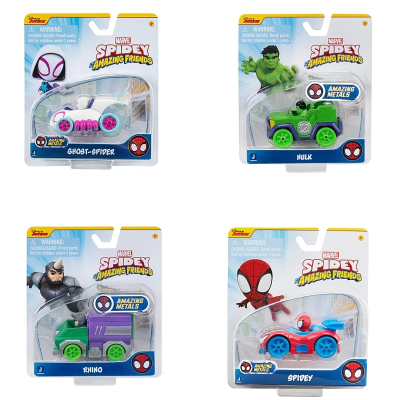 SPIDEY AND HIS AMAZING FRIENDS Die-cast automašīna, 7,5 cm