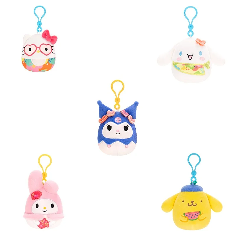 SQUISHMALLOWS HELLO KITTY W25 Piespraužama plīša rotaļlieta, 8 cm SQUISHMALLOWS HELLO KITTY W25 Piespraužama plīša rotaļlieta, 8 cm