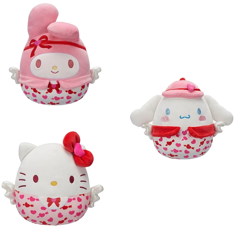 SQUISHMALLOWS HELLO KITTY Valentino dienos pliušinis žaislas, 20 cm SQUISHMALLOWS HELLO KITTY Valentino dienos pliušinis žaislas, 20 cm