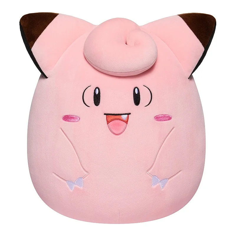 SQUISHMALLOWS Pokemon pliušinis žaislas Clefairy, 25 cm SQUISHMALLOWS Pokemon pliušinis žaislas Clefairy, 25 cm