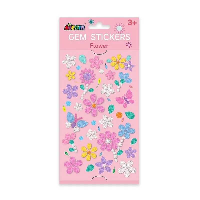 AVENIR Gem Stickers Flower