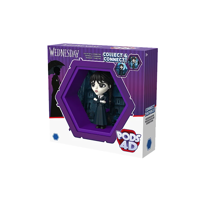 WEDNESDAY POD 4D figūra - Nevermore, 10 cm WEDNESDAY POD 4D figūra - Nevermore, 10 cm