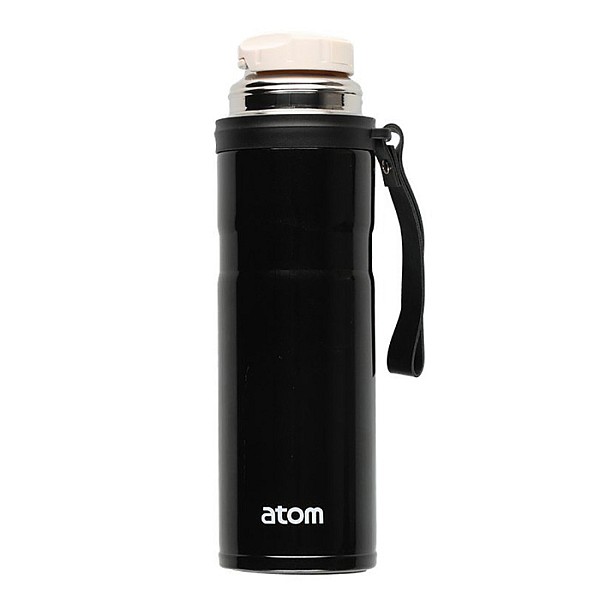 Termoss Atom ar rokturi melns 750ml