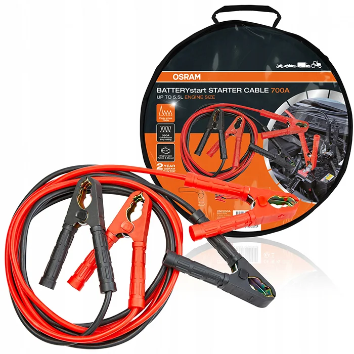 Starta kabeļi Osram STARTERcable 700A 3.5m Starta kabeļi Osram STARTERcable 700A 3.5m