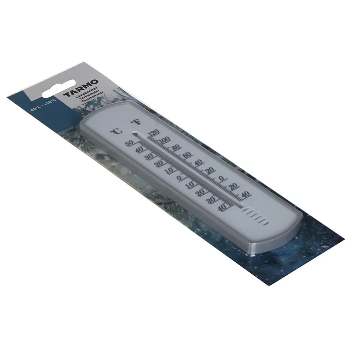 Termometrs Tarmo iekštelpu un āra 20cm plastm.balts Termometrs Tarmo iekštelpu un āra 20cm plastm.balts
