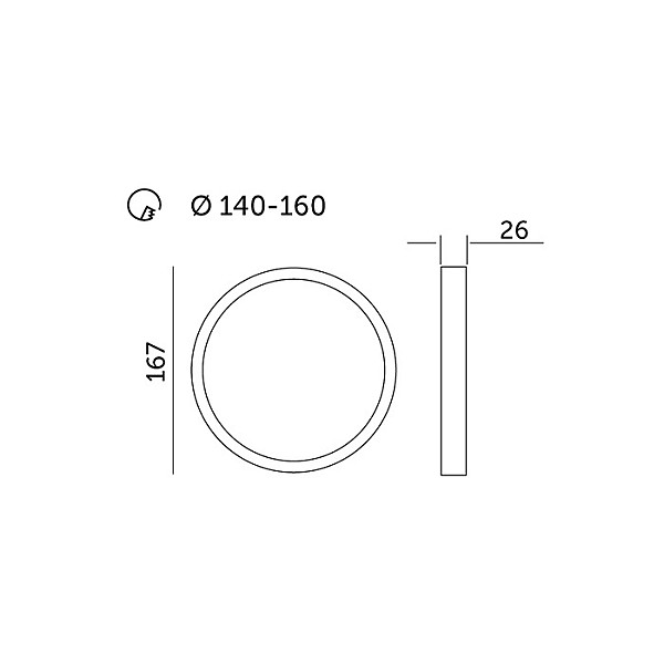 Ieb.lampa Ieb.lampa 12W Balta