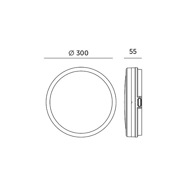 Sensorlampa NAIROS G2 LX 24W/CCT 2520lm balta IP65 /10