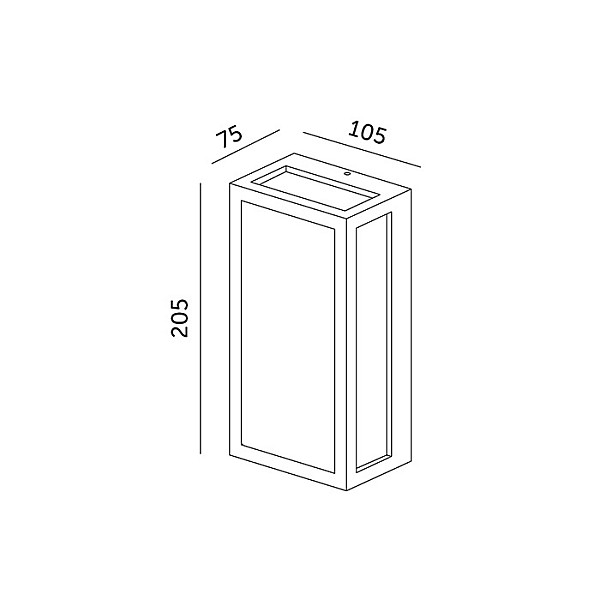 Āra s.lampa ENTERA 10W/840 460lm melna /10