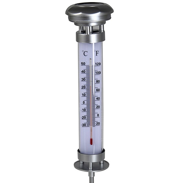 Solārlampa CELSIUS termometrs 57cm /12