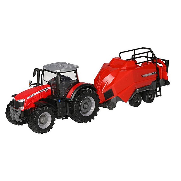 Bburago Tractor with deluxe trailer