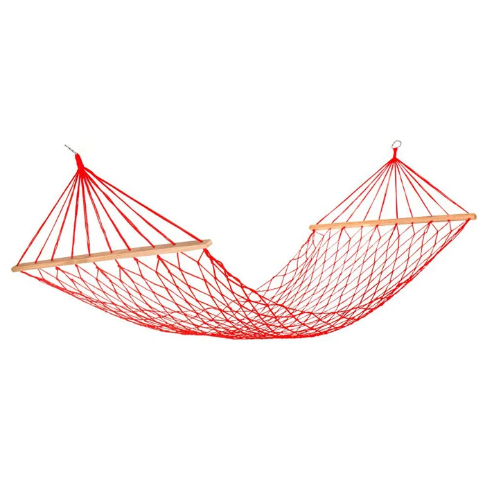 Šūpuļtīkls Nylon mesh 200x80cm, sarkans Šūpuļtīkls Nylon mesh 200x80cm, sarkans