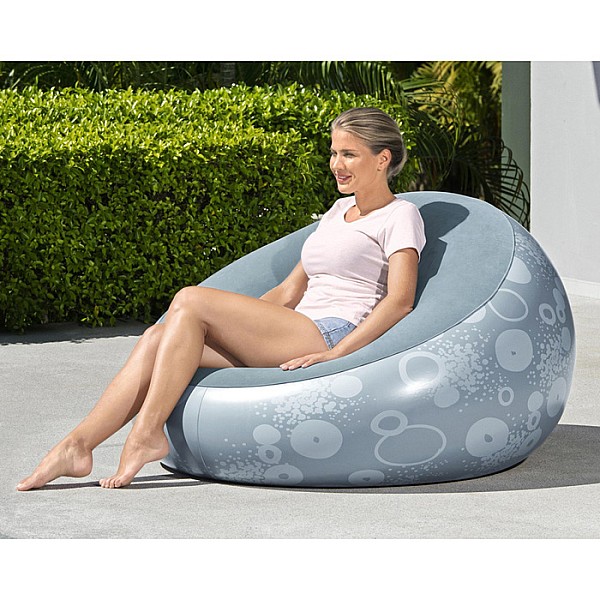 Piepūšams krēsls 112x112x66cm Bestway Inflate-A-Chair Floral