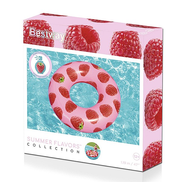 Peldriņķis d119cm Bestway Scentsational Raspberry