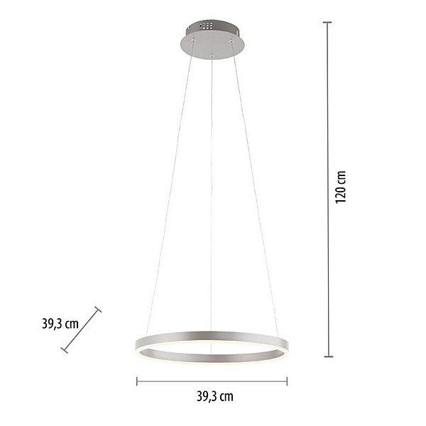 Gr.l.-RITUS 20W LED 3000K 2250lm alumīnija