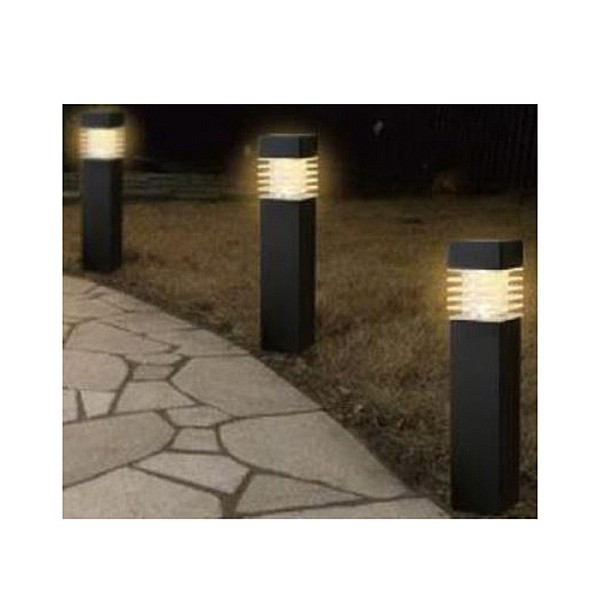 Solārlampa Tarmo Pillar melna /12