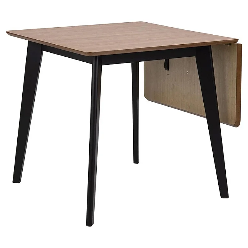 Galds ROXBY 80/120x80xH76cm ozola/melns Galds ROXBY 80/120x80xH76cm ozola/melns