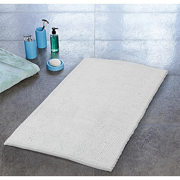 BATHROOM CARPET SOFT 7052101 45X65CM WHT