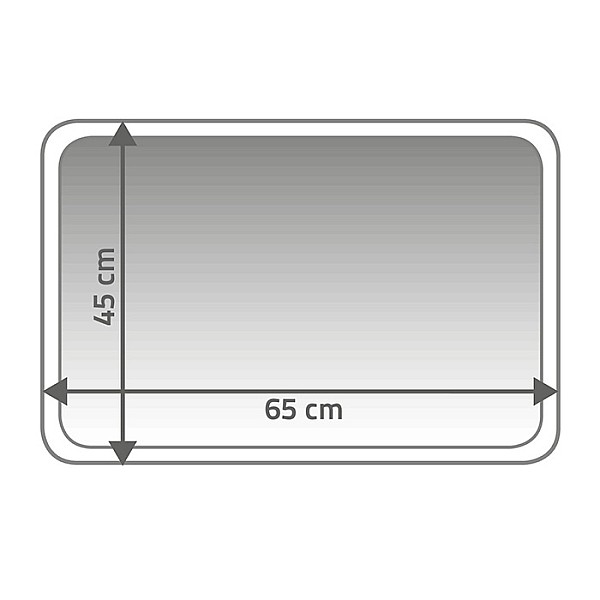 Vonios kilimėlis Ridder Soft 7052101. 65x45cm