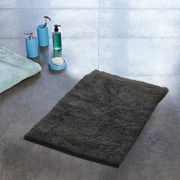 BATHROOM CARPET SOFT 7052117 45X65CM GR