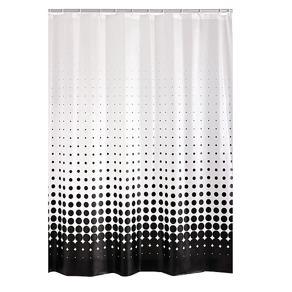 SHOWER CURTAIN 1.8X2M 31840 BLACKY