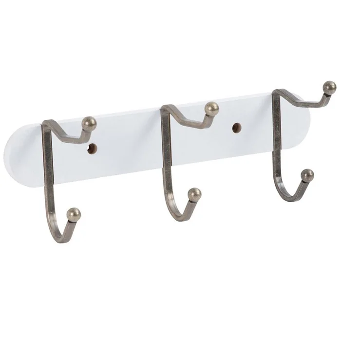 Pakaramais MDF 3 āķi, balts Pakaramais MDF 3 āķi, balts