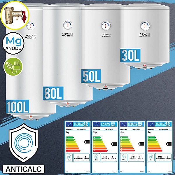 Elektriline soojaveeboiler, emailitud anum 50L, 1500W