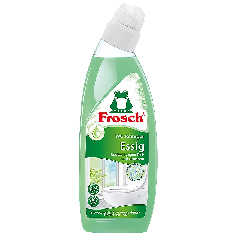 Līdzeklis WC tīrīšanai ar etiķi FROSCH 750 ml