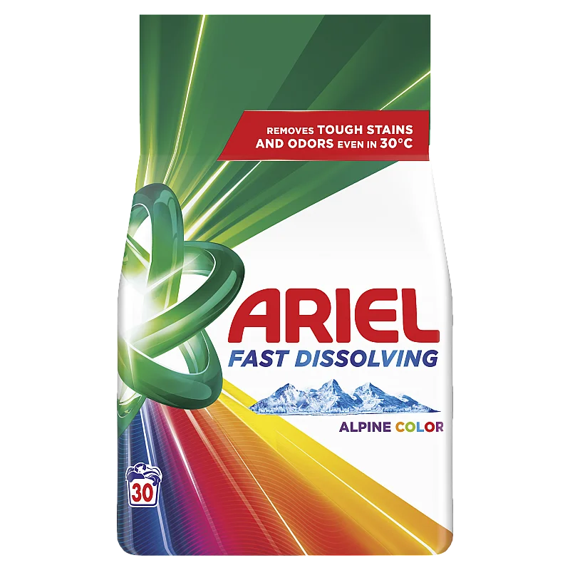 Ariel Veļas Pulveris Color, 1.65 kg, 30 Mazgāšanas Reizēm Ariel Veļas Pulveris Color, 1.65 kg, 30 Mazgāšanas Reizēm