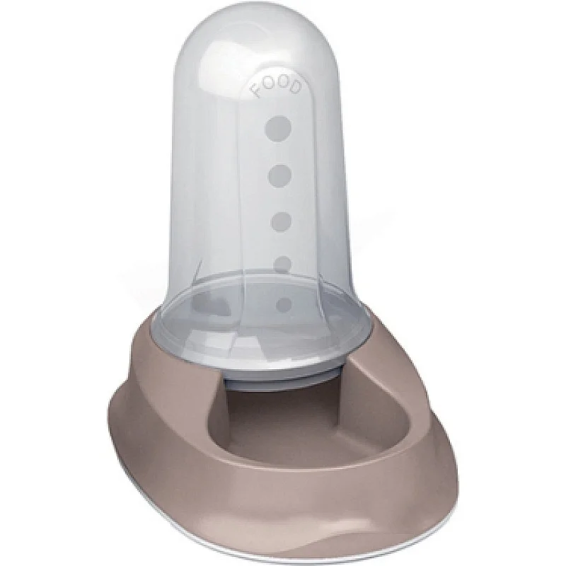 Bļoda Ciotola chic MULTIRESERVE barība/ūdens 2l ,gaiši pelēkbrūns, Bļoda Ciotola chic MULTIRESERVE barība/ūdens 2l ,gaiši pelēkbrūns,