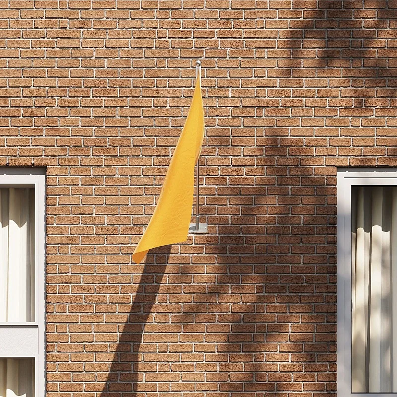 Vėliavos laikiklis 1 vėliavai, sieninis, sidabrinis plienas