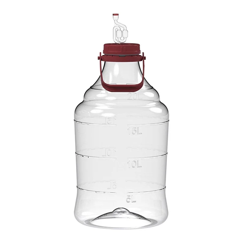UNBREAKABLE DEMIJOHN 20L HANDLE/AIRLOKS